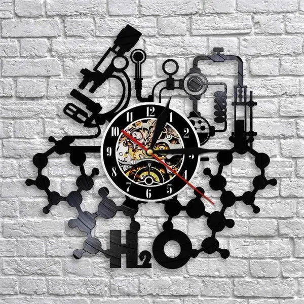 Horloge Industrielle En Vinyle