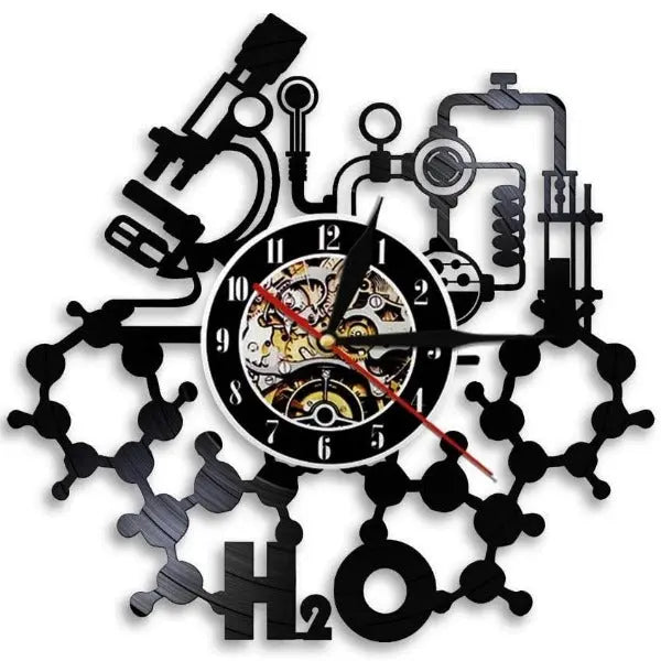 Horloge Industrielle En Vinyle