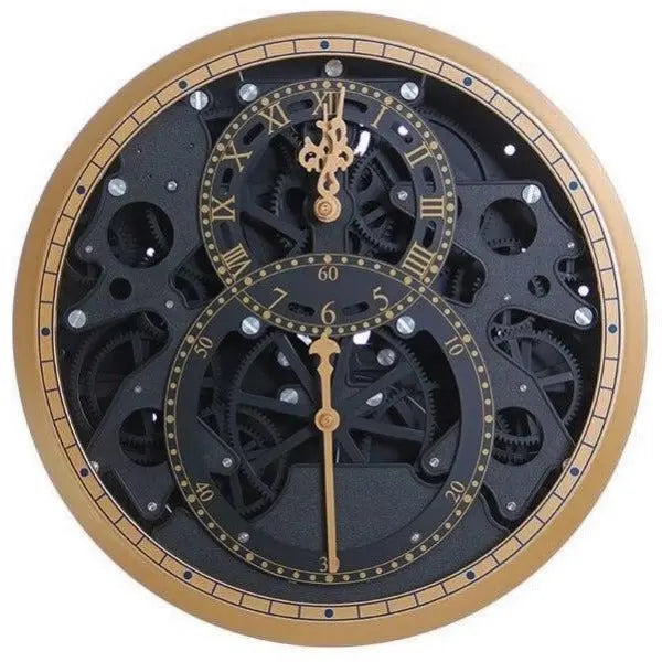 Horloge Industrielle Engrenage Qui Tourne