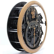 Horloge Industrielle Engrenage Qui Tourne