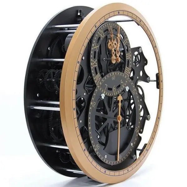 Horloge Industrielle Engrenage Qui Tourne