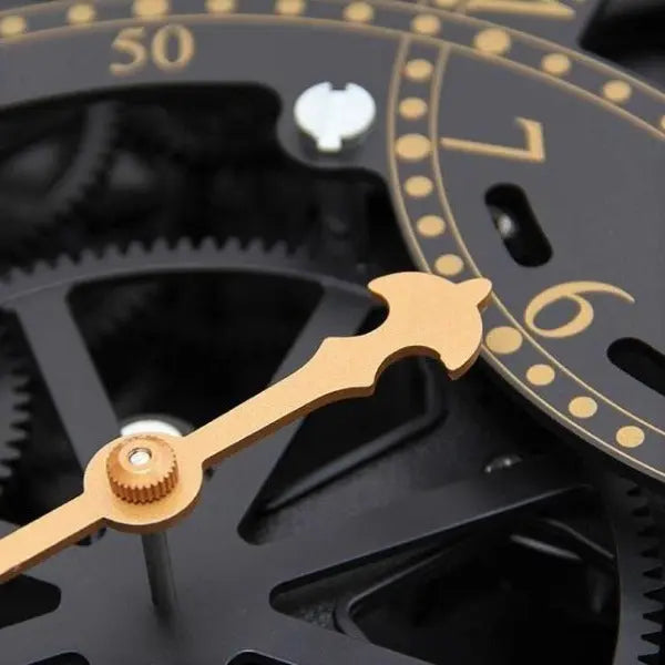 Horloge Industrielle Engrenage Qui Tourne