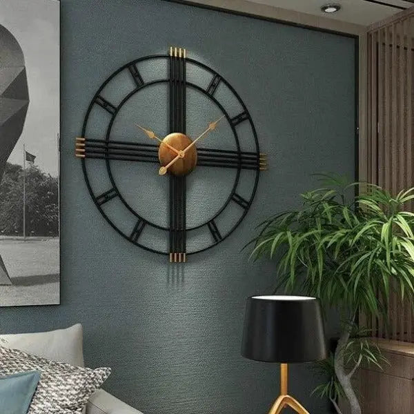Horloge Industrielle Grand Format Déco Indus