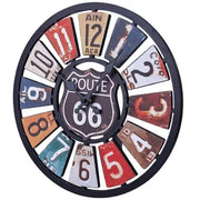Horloge Industrielle Route 66