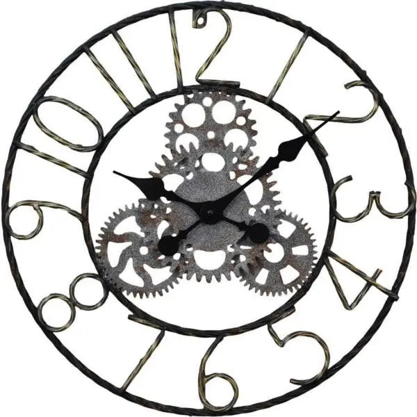 Horloge Type Industriel Déco Indus
