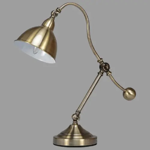 Lampe De Bureau Industrielle Ancienne