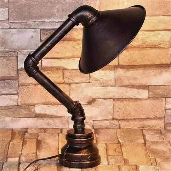 Lampe De Banquier Vintage - Déco Indus