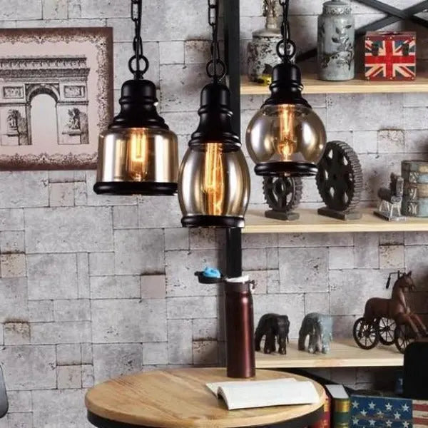 Lampe Industrielle En Verre Déco Indus