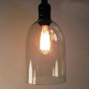Lampe Suspendue Industrielle En Verre