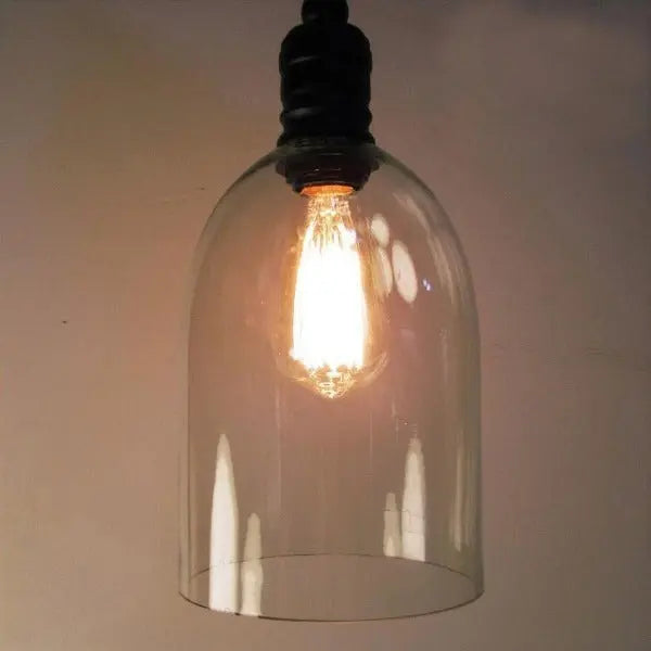 Lampe Suspendue Industrielle En Verre