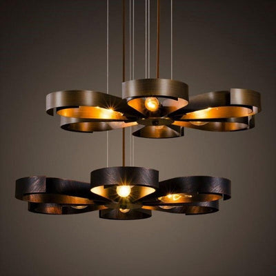 Lampe Suspendue Industrielle Fleur