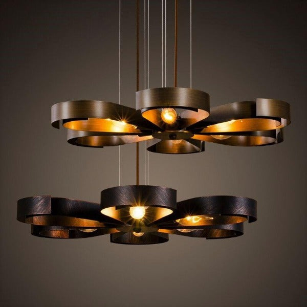 Lampe Suspendue Industrielle Fleur