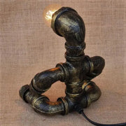 Lampe à Poser Industrielle En Fer Forgé