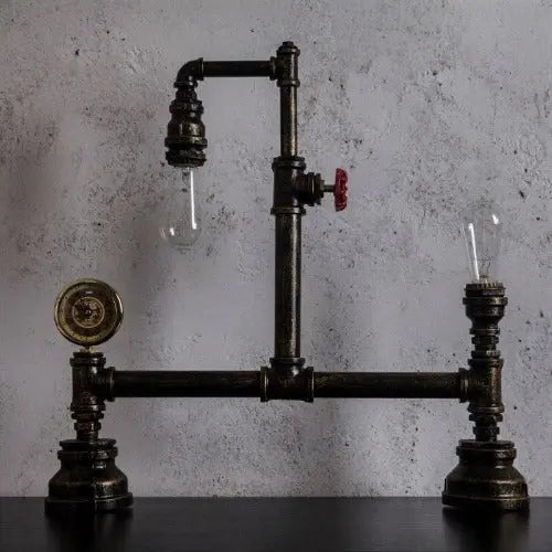 Lampe à Poser Industrielle Originale Déco Indus (vue 1)
