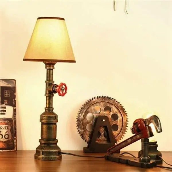Lampe à Poser Industrielle Rétro