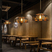 Lustre Industriel Corde