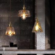 Lustre Industriel En Verre