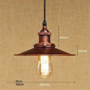 Lustre Style Industriel Vintage