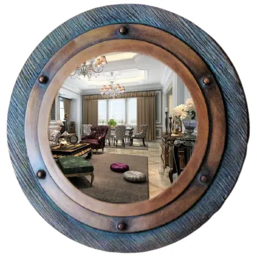 Miroir Industriel Hublot Déco Indus (vue 2)