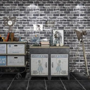 Papier Peint Style Industriel Rustique (Rouleau)