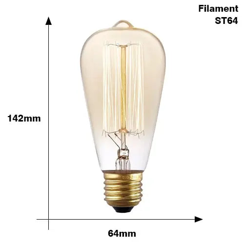 Ampoule Rétro Edison Déco Indus (vue 4)