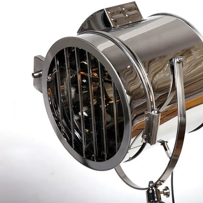 Lampe Industrielle Sur Pied Silver