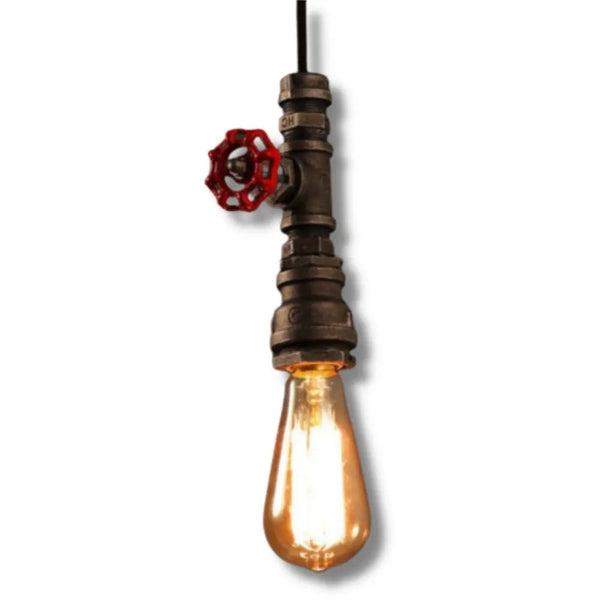 Suspension Industrielle Vanne Déco Indus (vue 1)