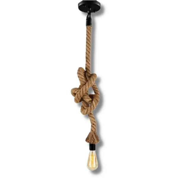 Suspension Industrielle Corde Déco Indus (vue 1)