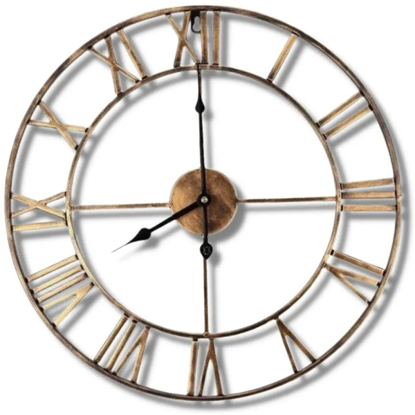 Horloge Industrielle Romaine Déco Indus (vue 1)