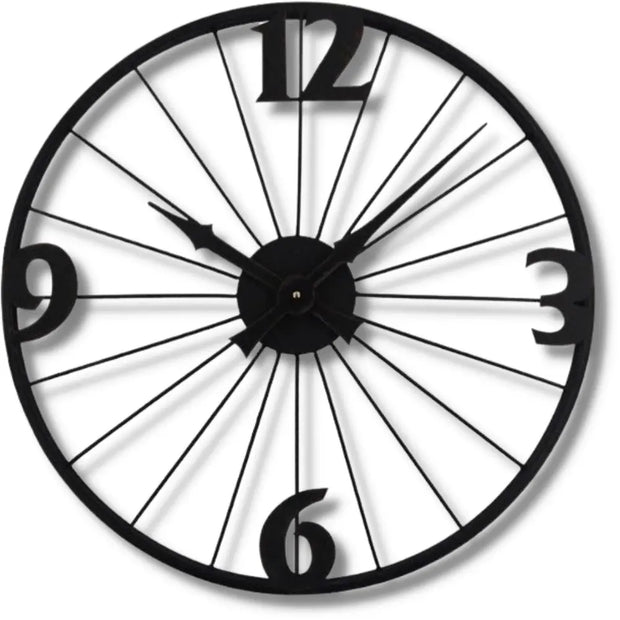 Horloge Industrielle Roue