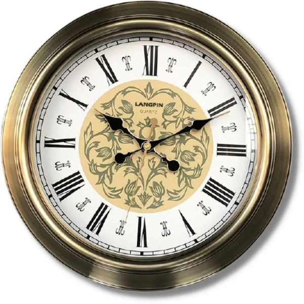Horloge Industrielle Silencieuse Déco Indus (vue 1)