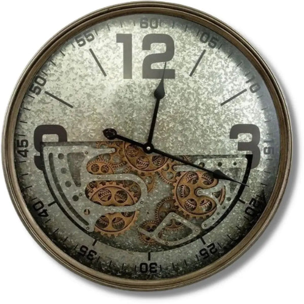 Horloge Industrielle Style Ancien Déco Indus (vue 1)