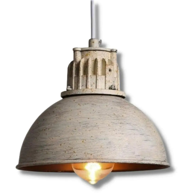 Suspension Industrielle Blanche