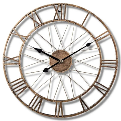 Horloge Industrielle Etoile