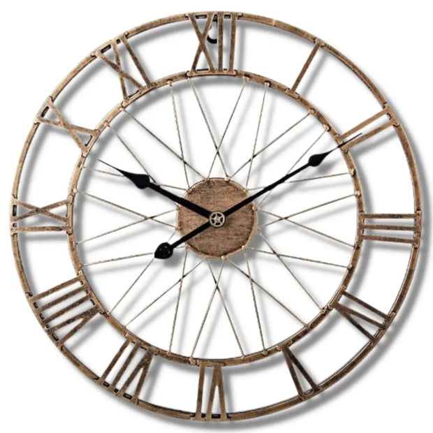 Horloge Industrielle Etoile