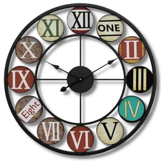 Horloge Industrielle Décor