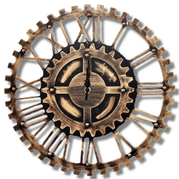 Horloge Industrielle Pignon Déco Indus (vue 1)