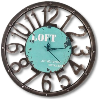 Horloge Industrielle Couleur