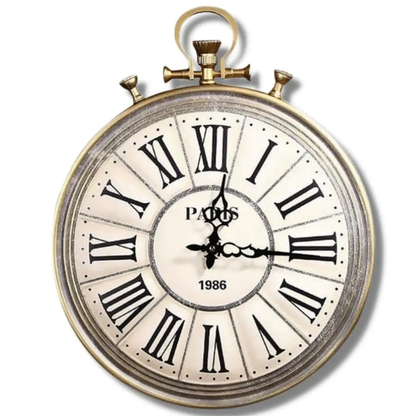 Horloge Industrielle A Gousset Déco Indus (vue 1)