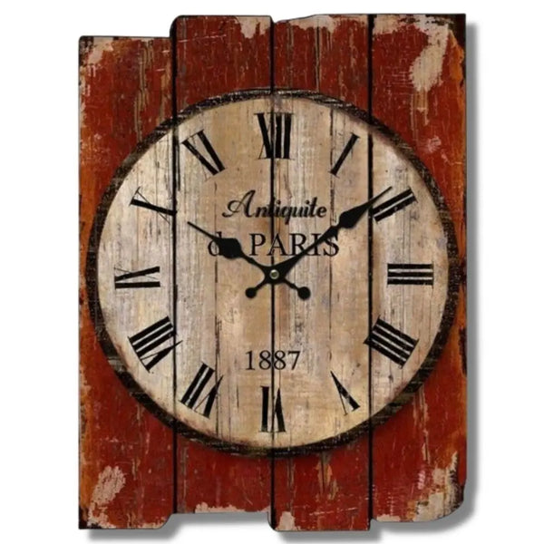 Horloge Industrielle Antiquité Paris Déco Indus (vue 1)