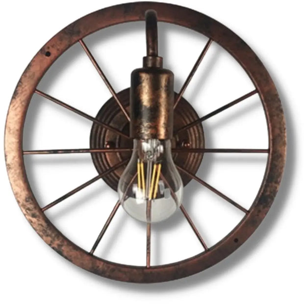 Applique Murale Industrielle Roue
