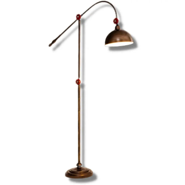 Lampe Industrielle Sur Pied Cuivre Déco Indus (vue 2)