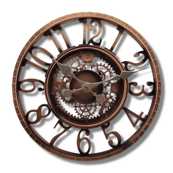 Horloge Industrielle Rétro Déco Indus (vue 1)
