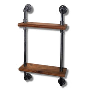 Étagère Industrielle Bois Tube Combinée