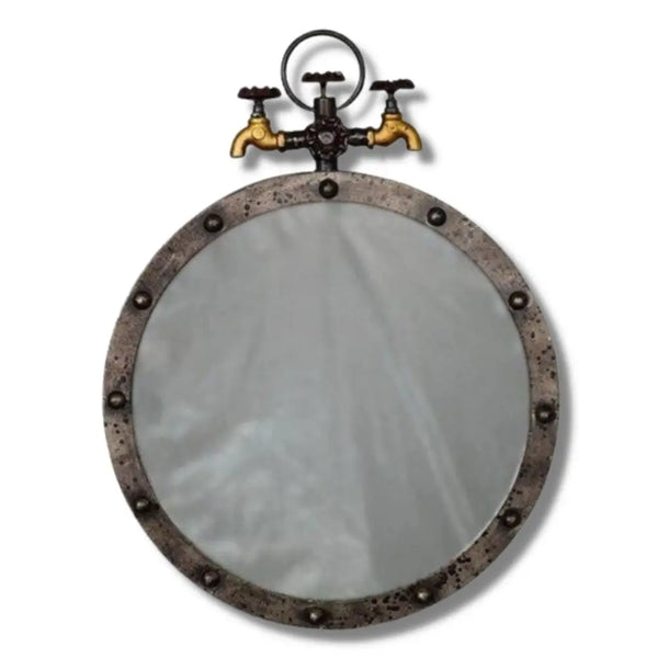 Miroir Industriel Robinet Déco Indus (vue 1)