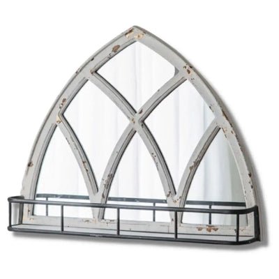 Miroir Industriel Étagère
