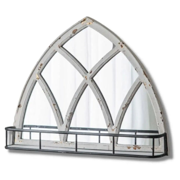 Miroir Industriel Étagère