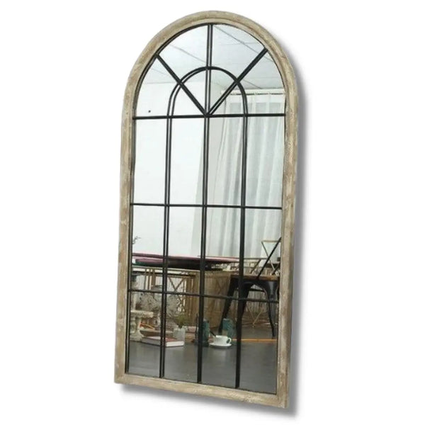 Miroir Industriel Vitrail Déco Indus (vue 1)