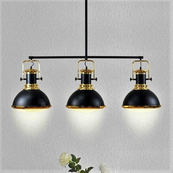 Suspension Industrielle 3 Lampes