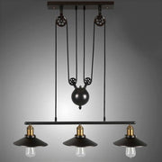 Suspension Industrielle Barre 3 Lampes